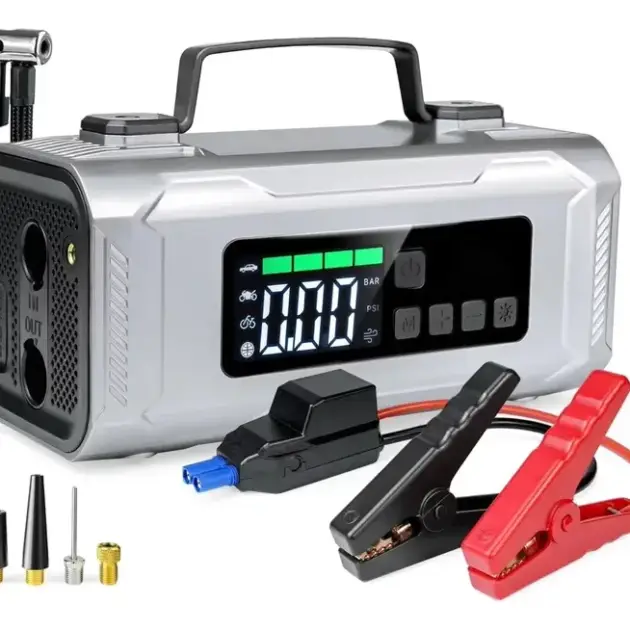 Cargador Arrancador Inflador Portatil